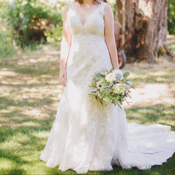 Allure Bridals 8634 - Champagne / Ivory - Picture 6 of 14